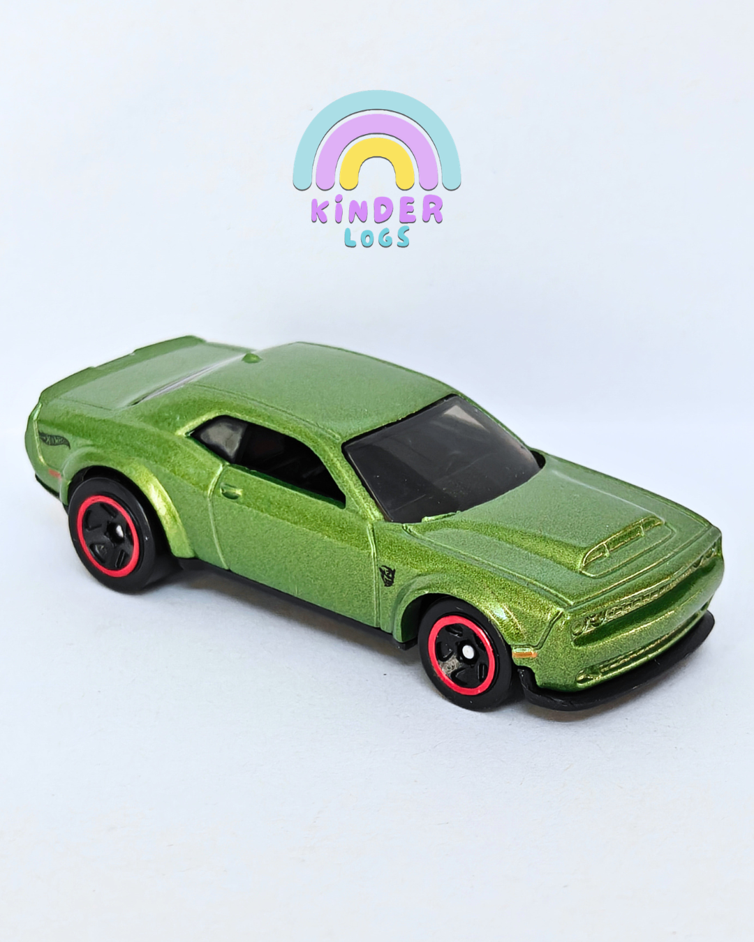 Hot Wheels 2018 Dodge Challenger SRT Demon - Green (Uncarded - New)