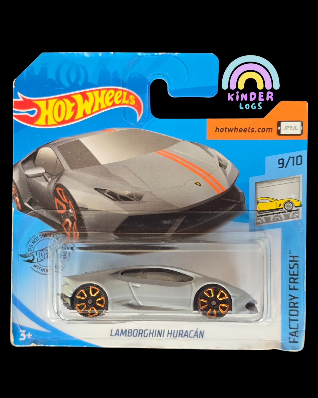 Hot Wheels Lamborghini Huracan - Grey (Imported Short Card)