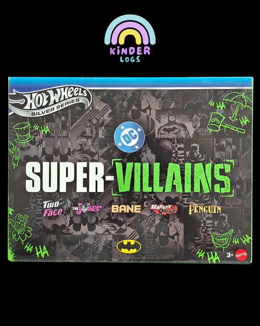 Hot Wheels Batman Super-Villains Pack of 5 Cars (Sealed Box)
