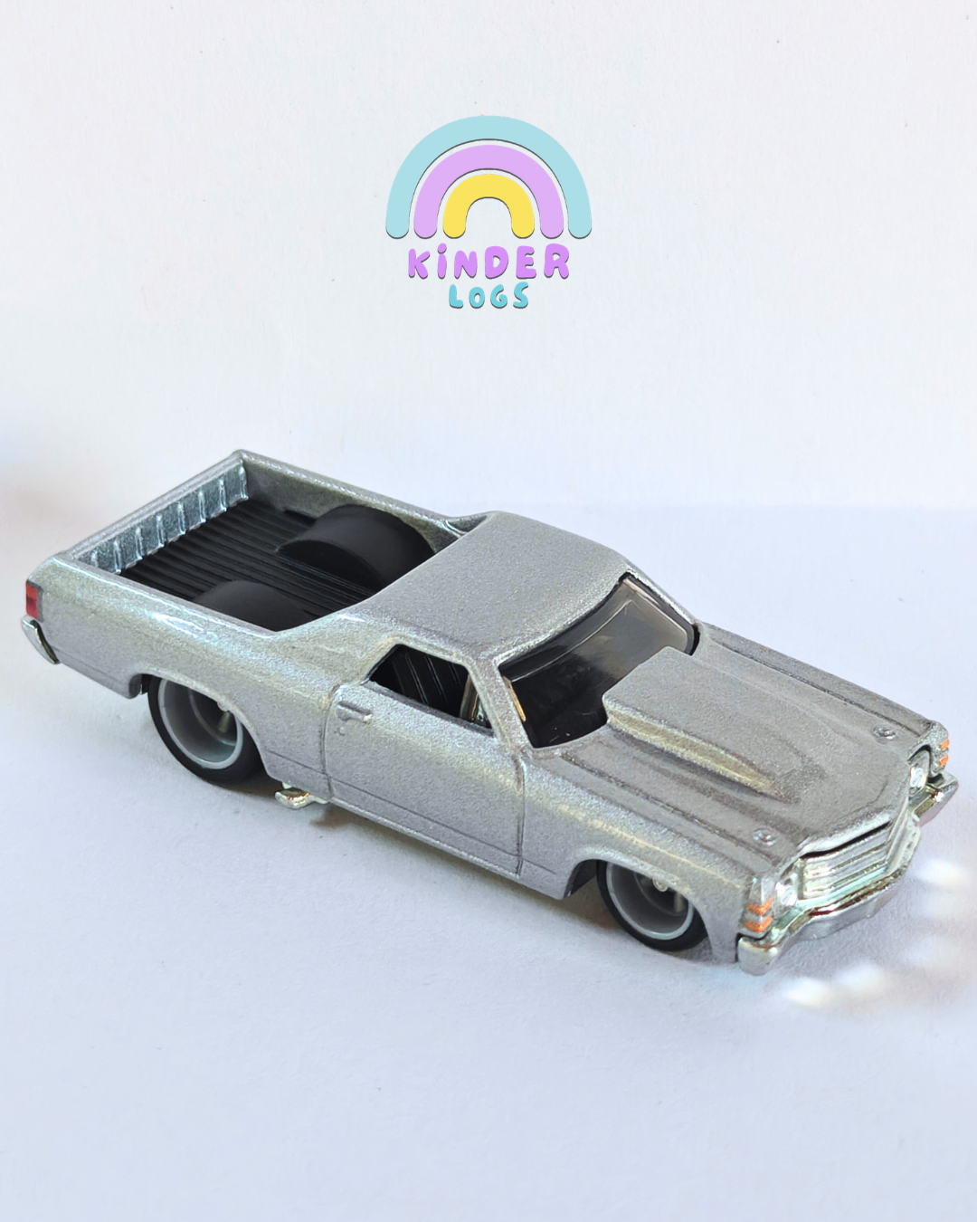 Premium Hot Wheels 1971 El Camino - Silver (Uncarded - New)