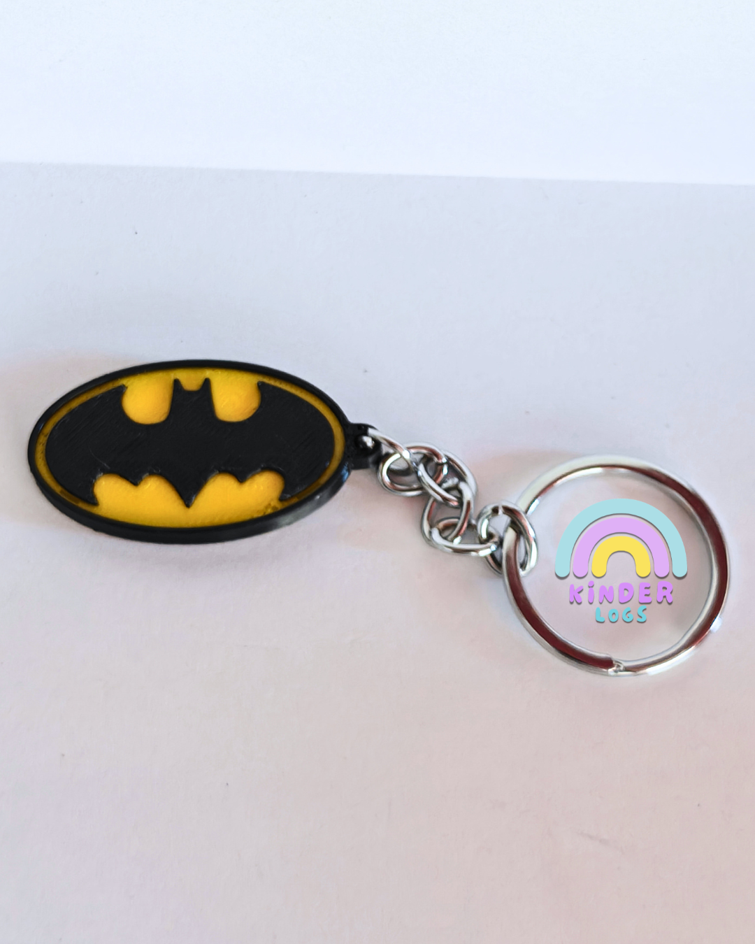 3D-Printed Batman Logo Key Chain