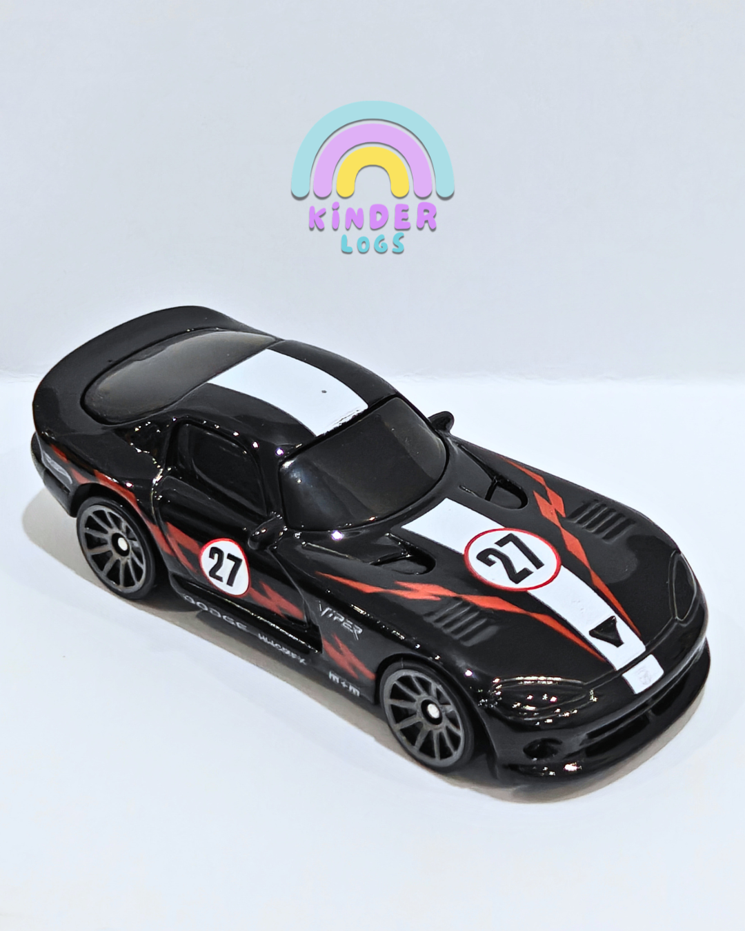 Hot Wheels 1996 Dodge Viper GTS - Black (Uncarded - New)