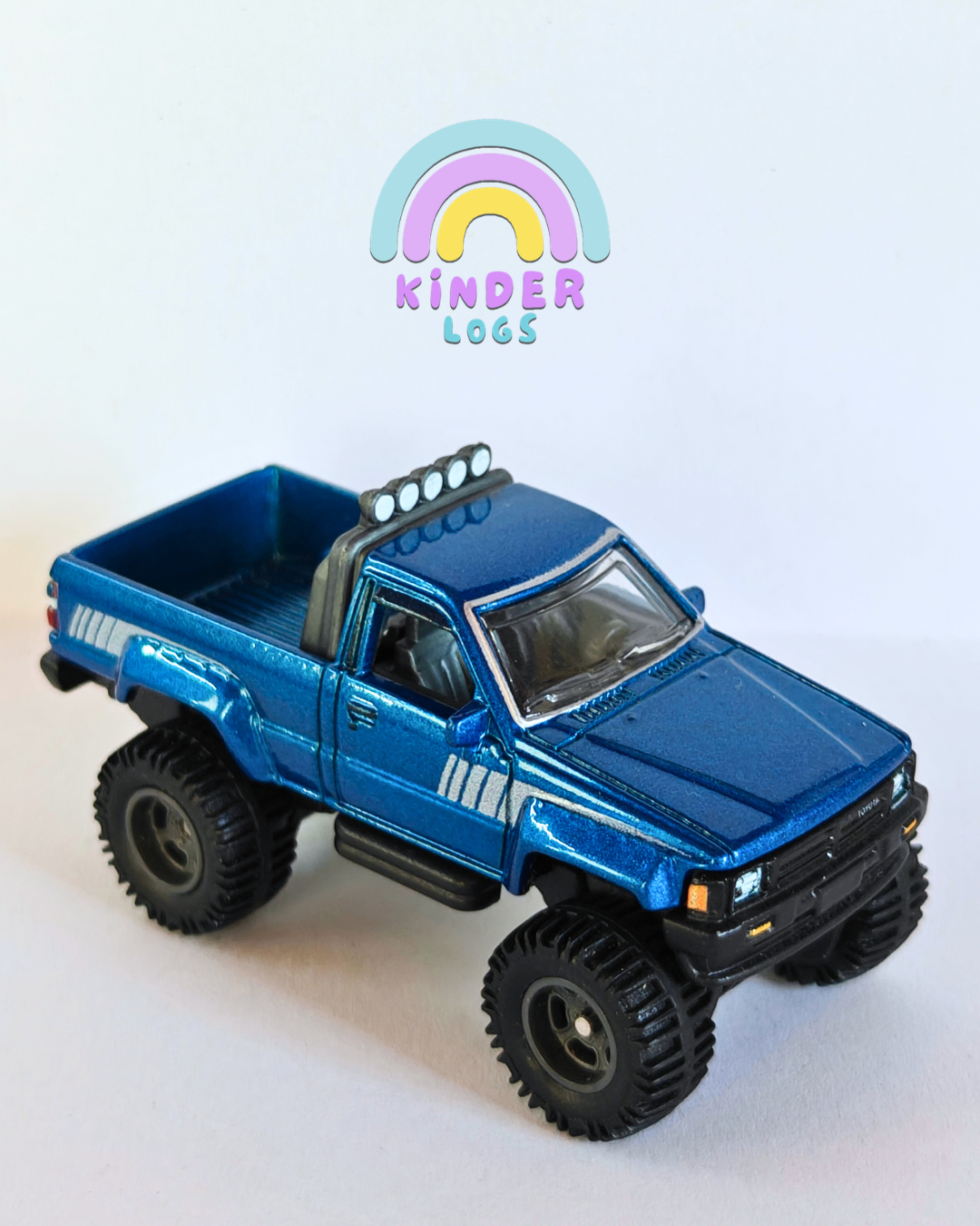 Premium Hot Wheels 1987 Toyota Pickup Truck - Blue (Uncarded - New)