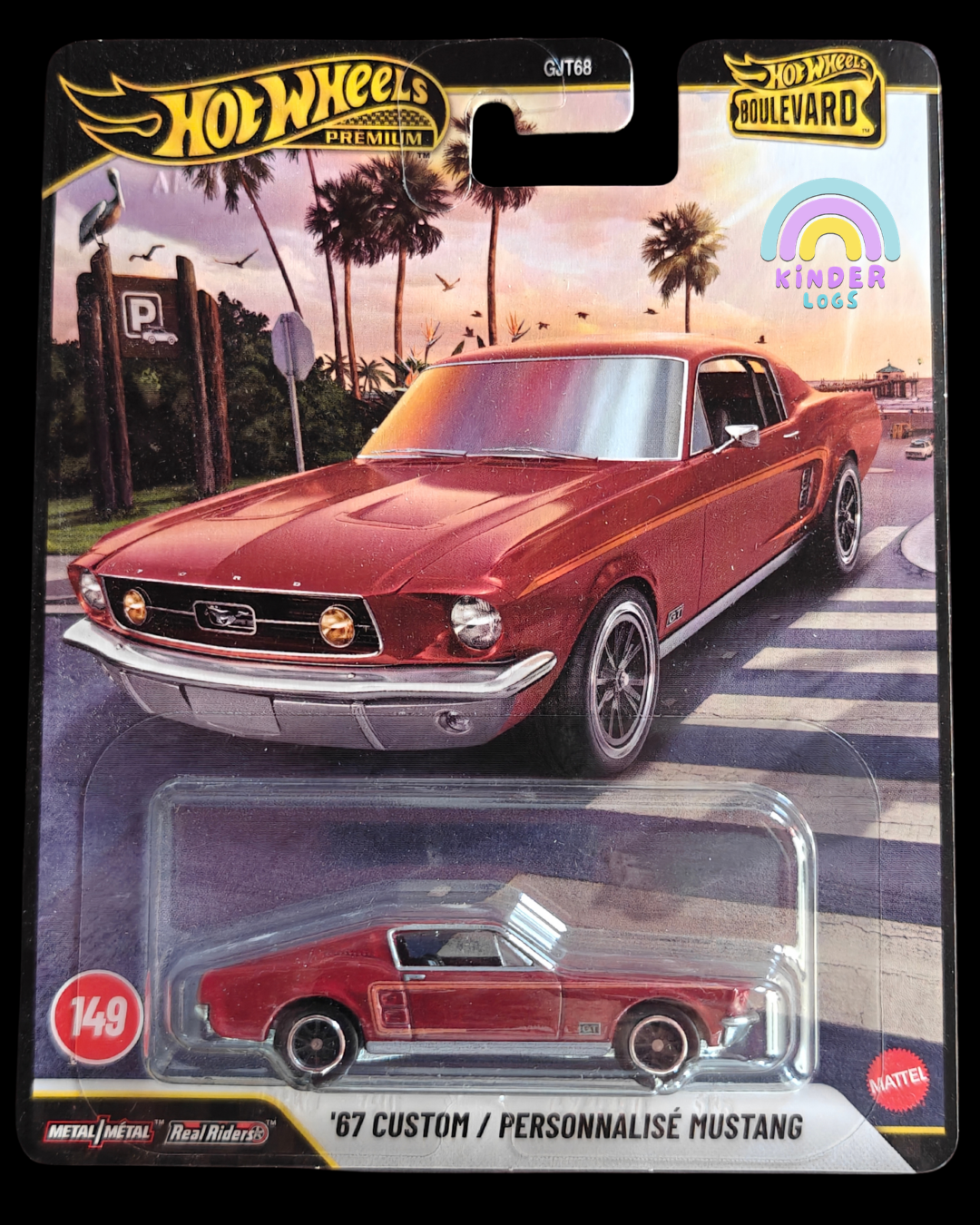 Premium Hot Wheels 1967 Custom Ford Mustang - Boulevard 149 (Imported)
