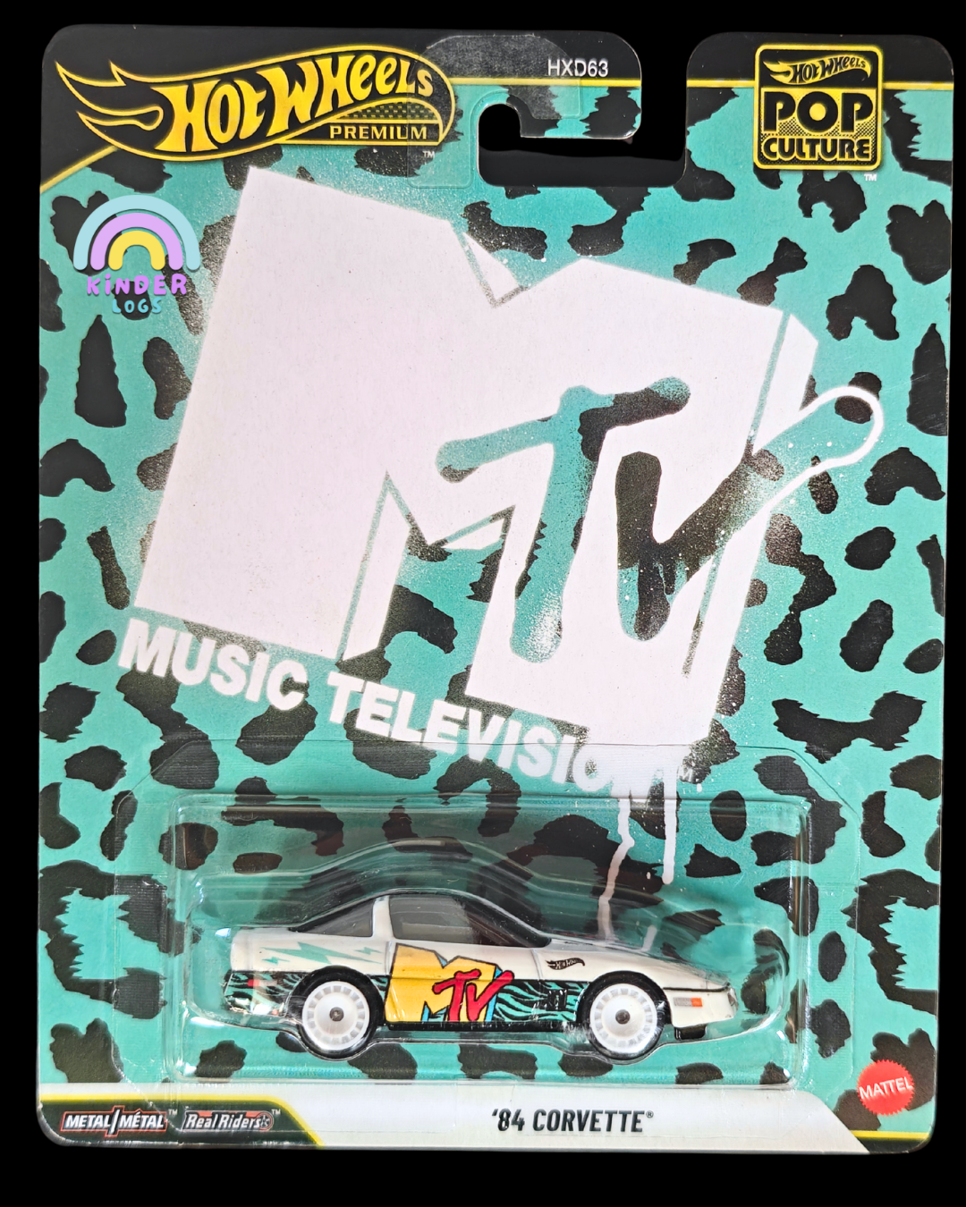 Premium Hot Wheels 1984 Corvette MTV Edition (Imported)