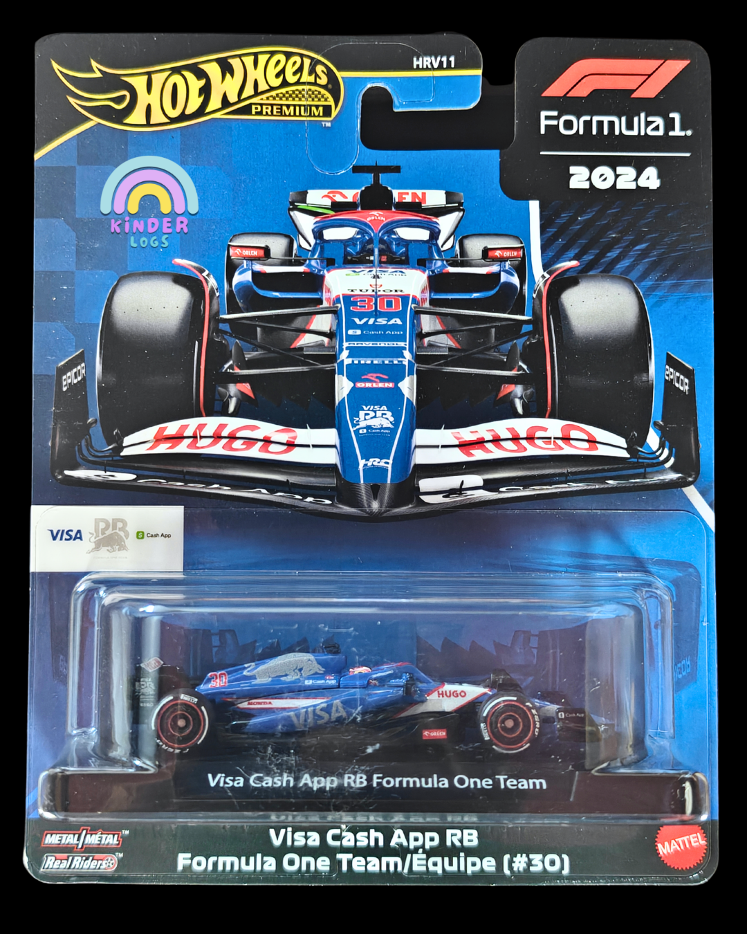 Premium Hot Wheels Formula One Visa Cash App RB #30 (Imported)