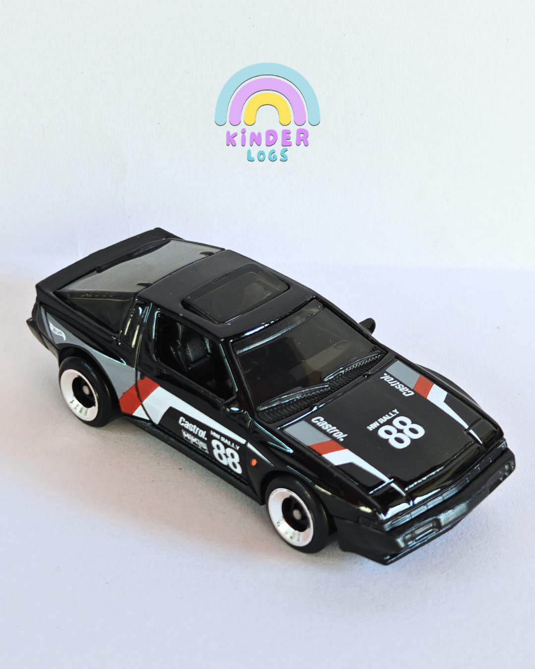 Hot Wheels 1988 Mitsubishi Starion - Black (Uncarded - New)