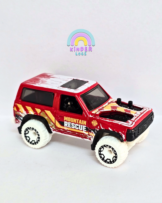Hot Wheels Nissan Patrol Custom - Red (Uncarded - New)