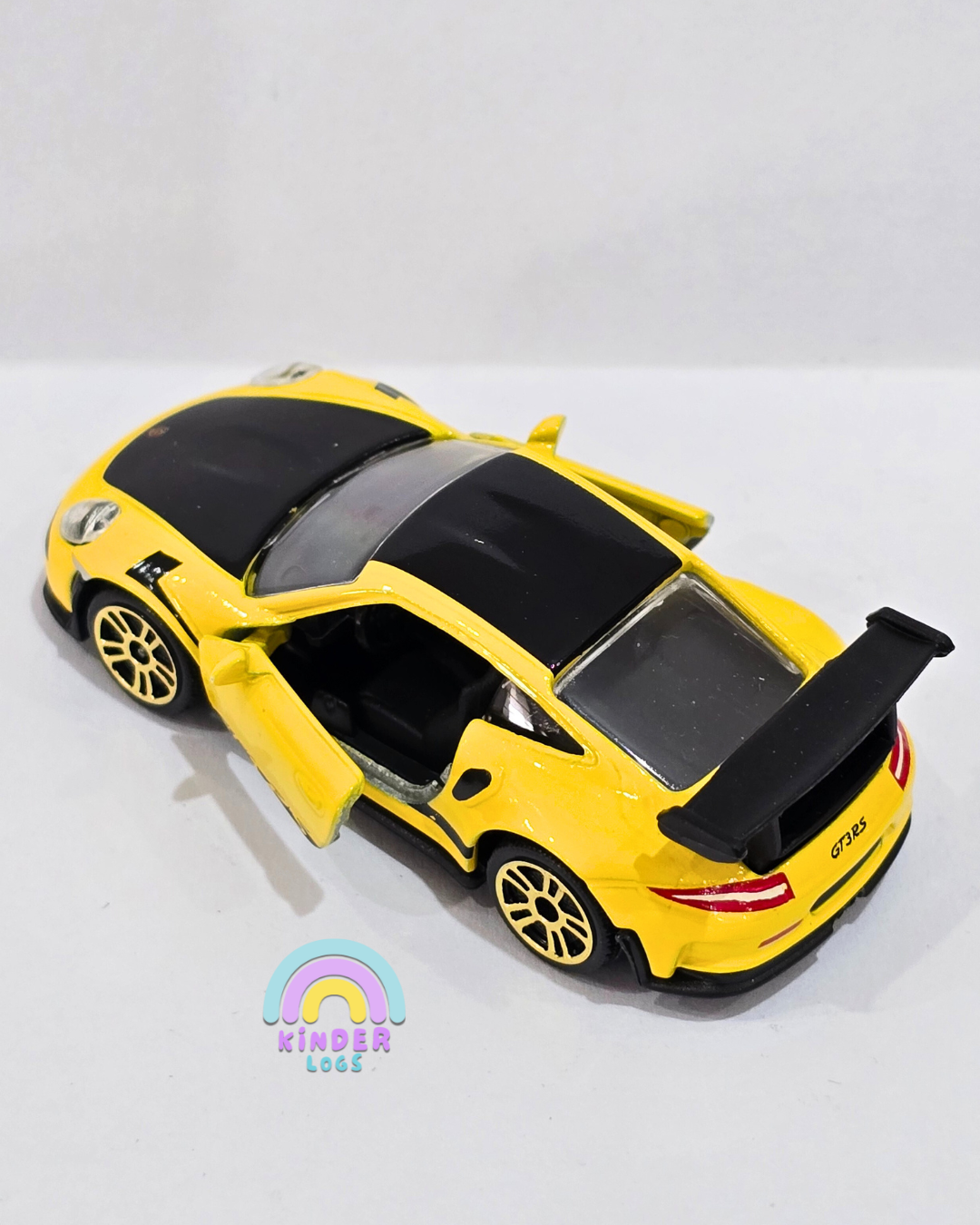 Majorette Porsche 911 GT3 RS - Yellow Color (Uncarded)