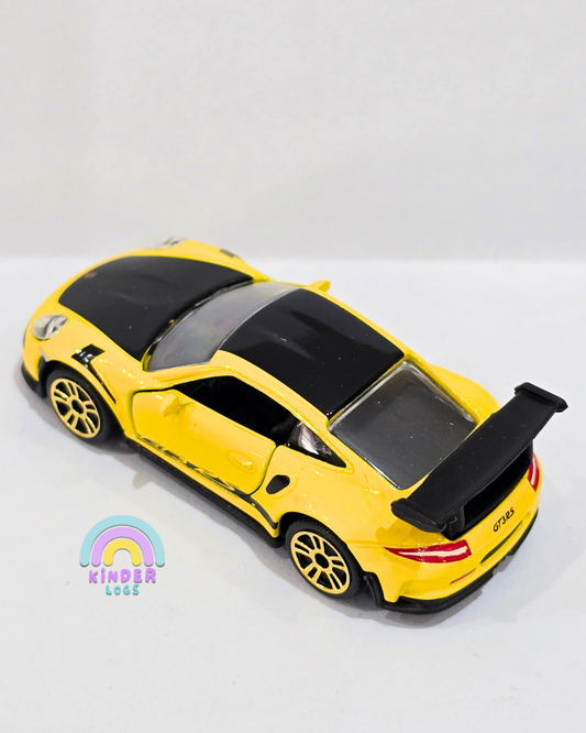 Majorette Porsche 911 GT3 RS - Yellow (Uncarded - New)