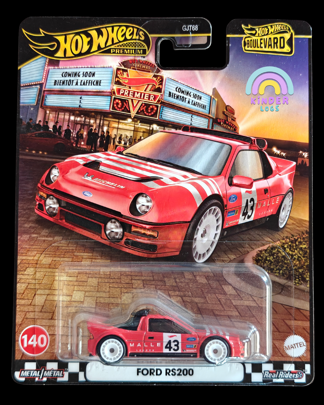 Premium Hot Wheels Ford RS200 - Boulevard 140 (Imported)
