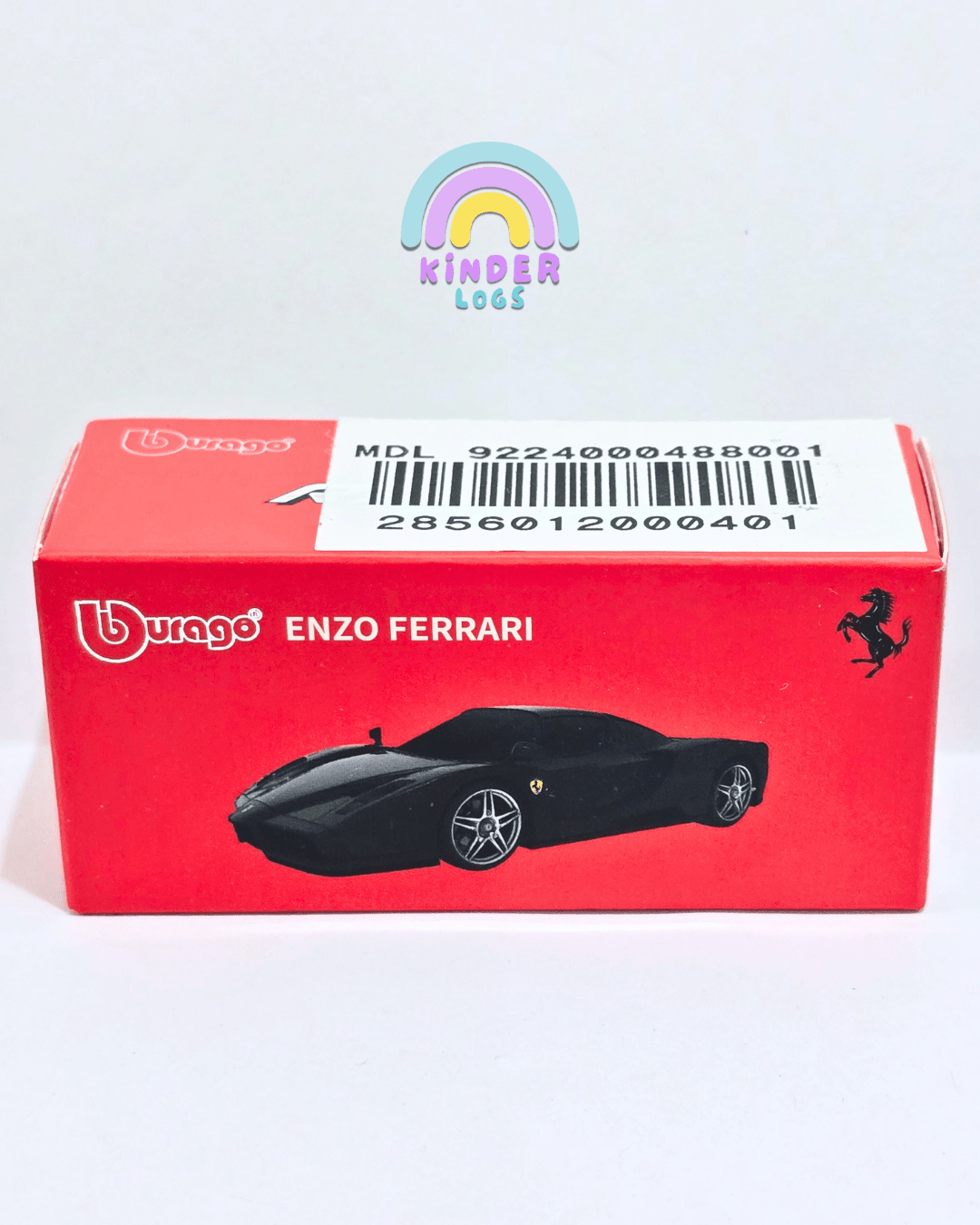 Bburago Enzo Ferrari 1/64 - Black (Uncarded With Box) - Kinder Logs