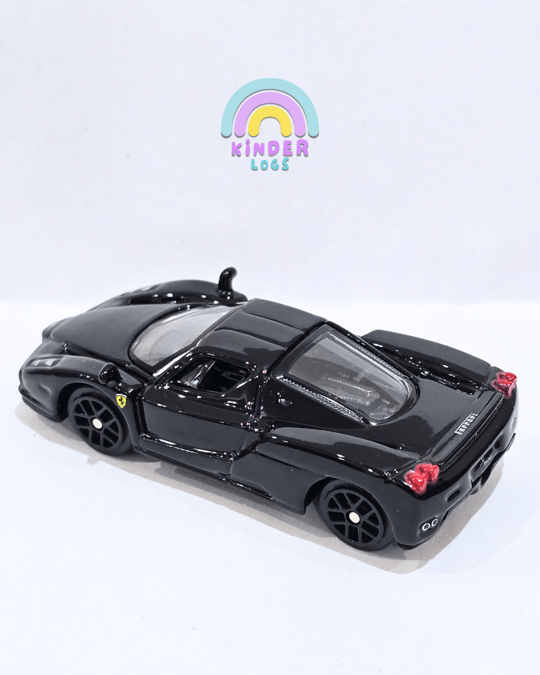 Bburago Enzo Ferrari 1/64 - Black (Uncarded With Box) - Kinder Logs