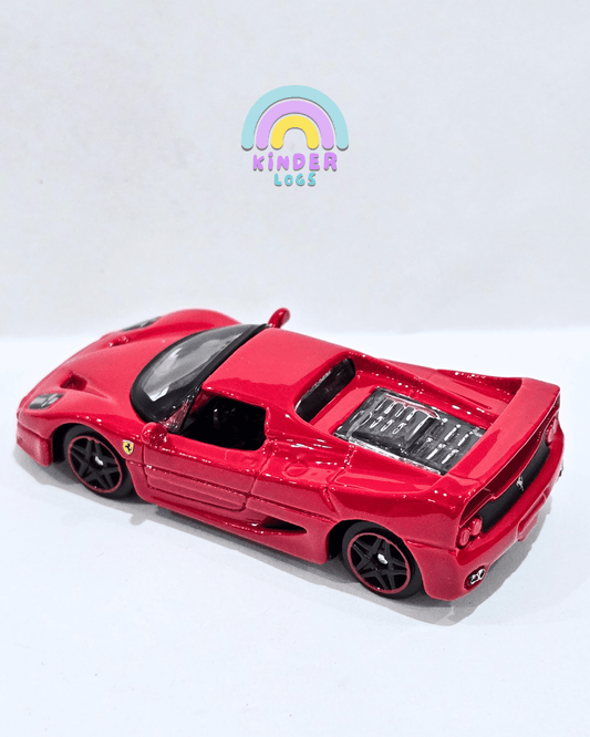 Bburago Ferrari F50 1/64 - Red (Uncarded With Box) - Kinder Logs