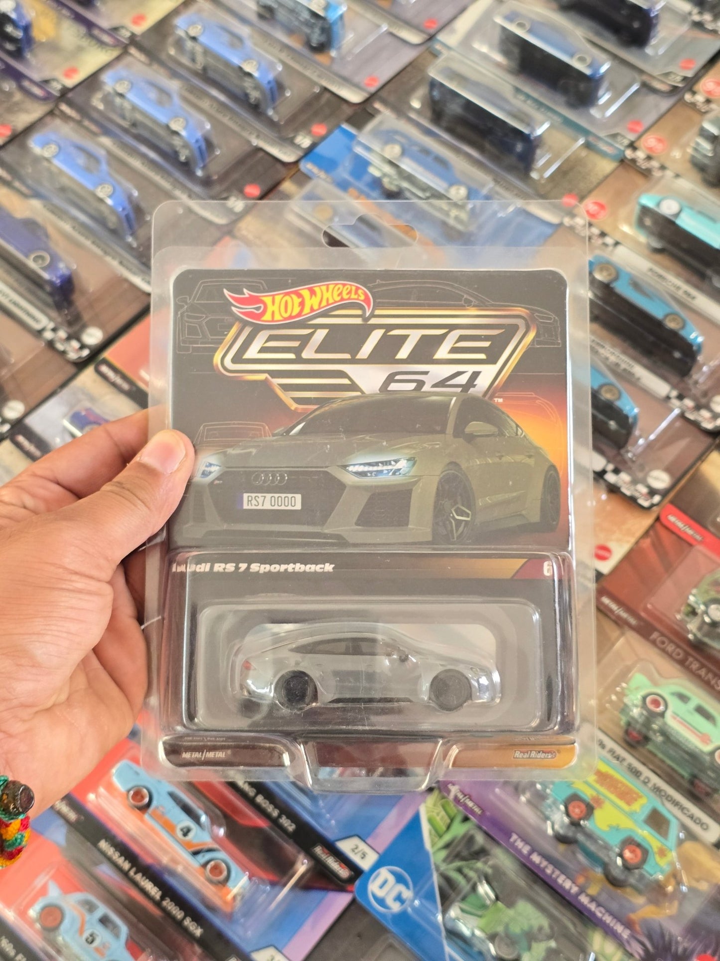 Elite64 Hot Wheels 2021 Audi RS 7 Sportback (Imported) - Kinder Logs