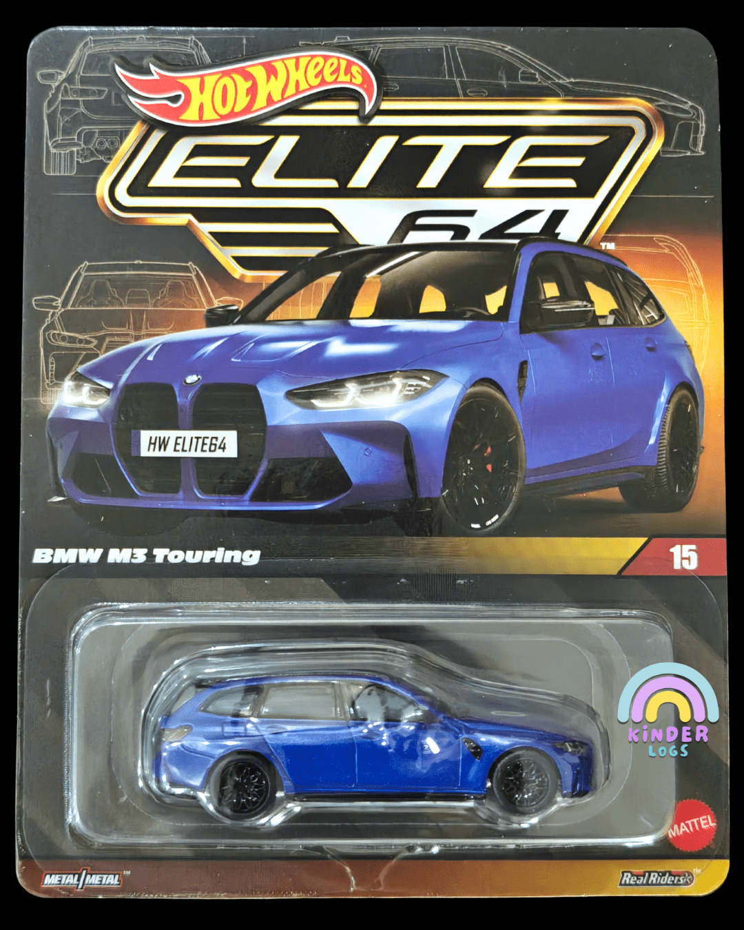 Elite64 Hot Wheels BMW M3 Touring - Kinder Logs