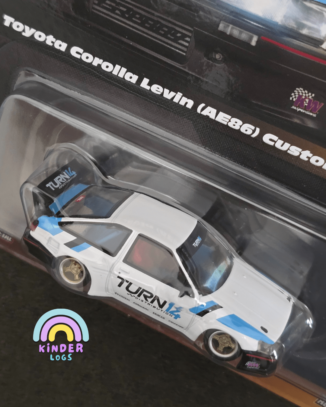Elite64 Hot Wheels Toyota Corolla Levin AE86 Custom (Imported) - Kinder Logs