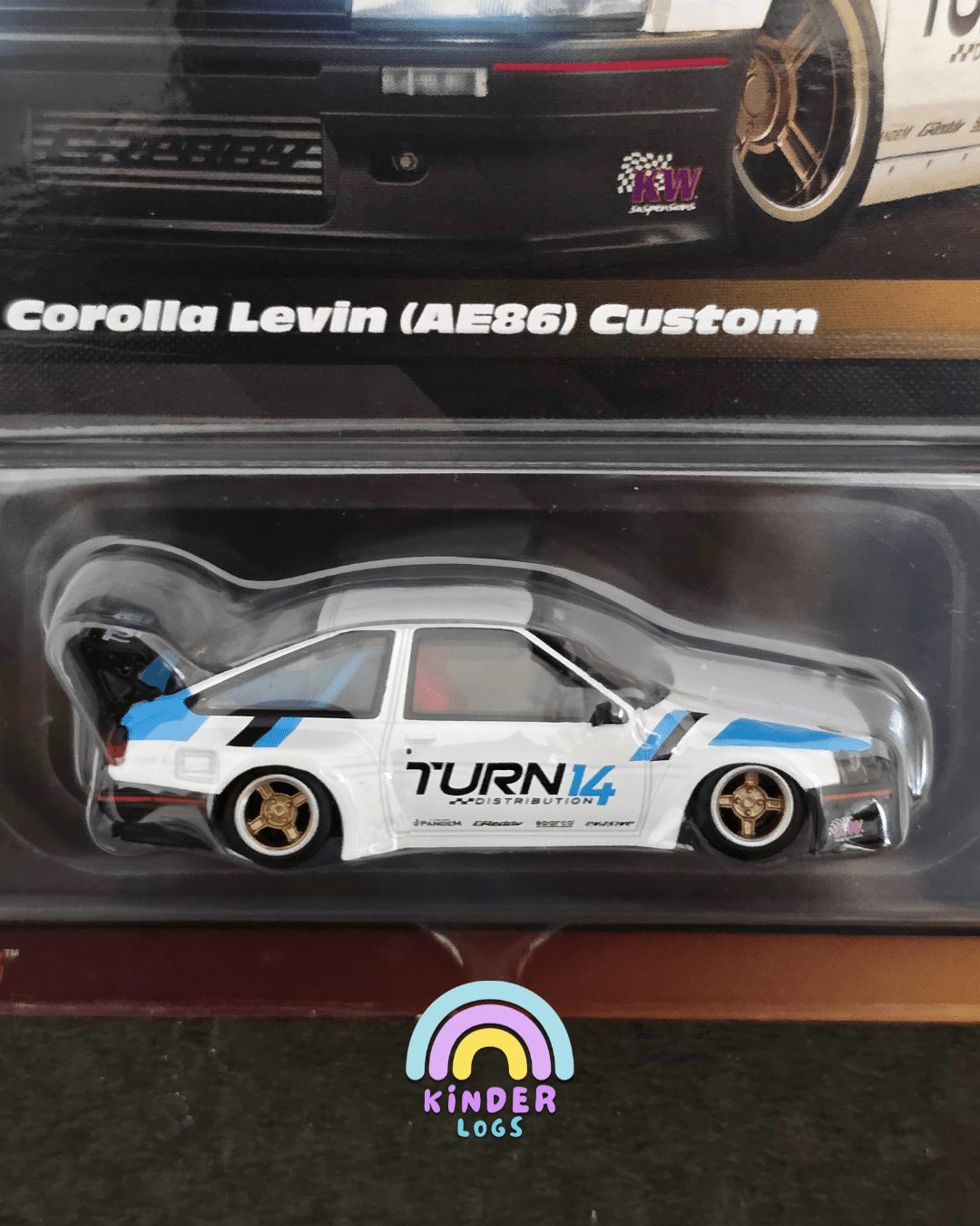 Elite64 Hot Wheels Toyota Corolla Levin AE86 Custom (Imported) - Kinder Logs