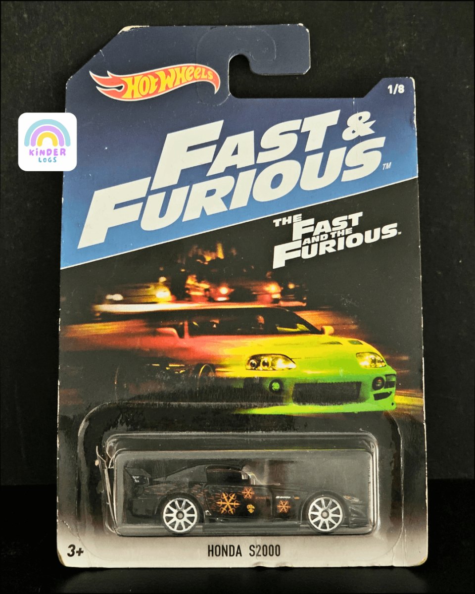 Fast And Furious Hot Wheels Honda S2000 (Blister Broken) - Kinder Logs