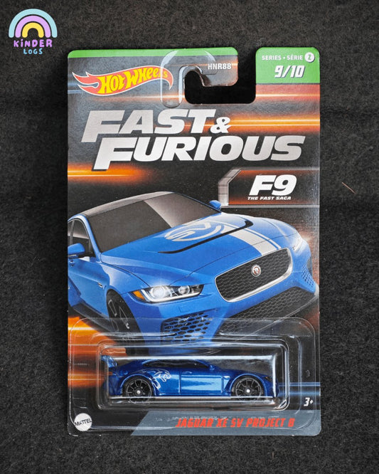 Fast And Furious Hot Wheels Jaguar XE SV Project 8 - Kinder Logs