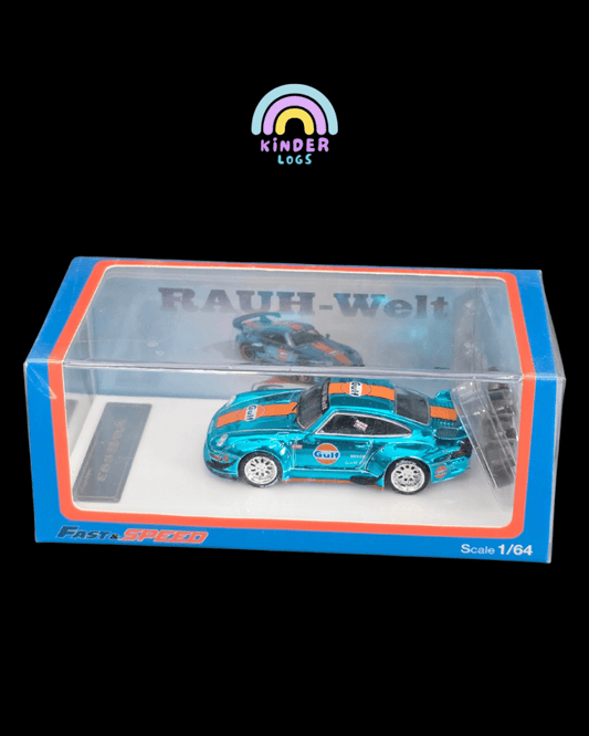 Fast & Speed Porsche RWB 993 Gulf Edition - Kinder Logs