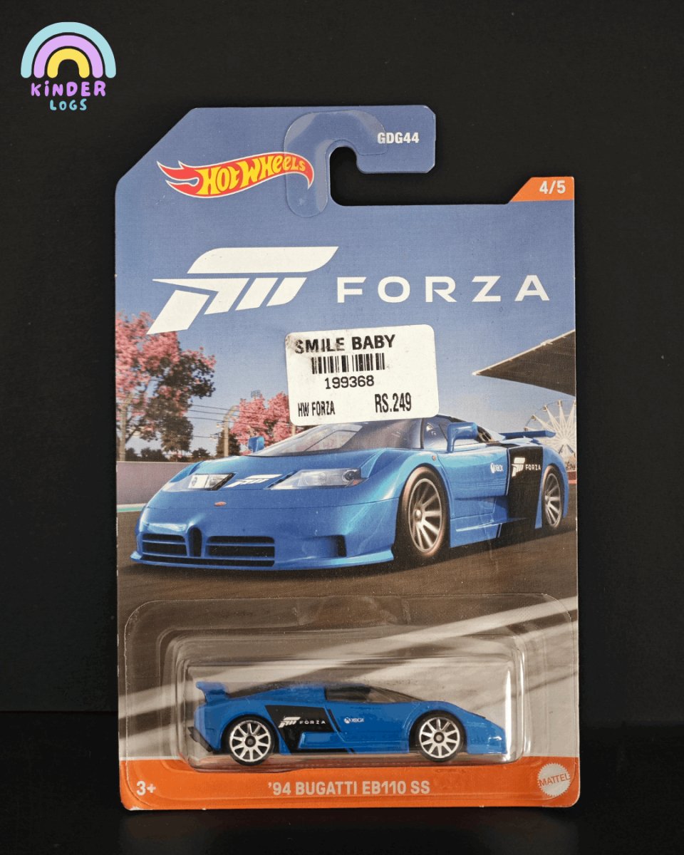 Forza Hot Wheels 1994 Bugatti EB110 SS - Kinder Logs