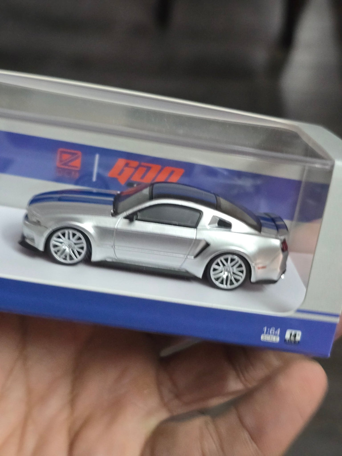 GDO Hunter x DCM 2014 Ford Mustang GT (Need For Speed Silver) - Kinder Logs