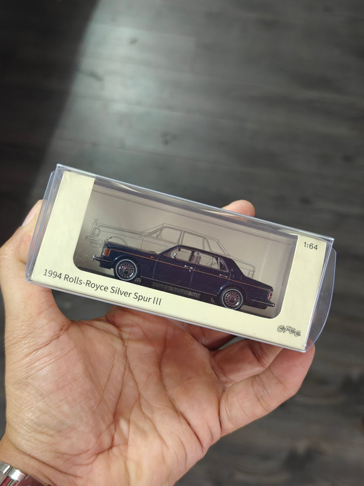 GFCC 1994 Rolls-Royce Silver Spur III - Blue (Open Box) - Kinder Logs