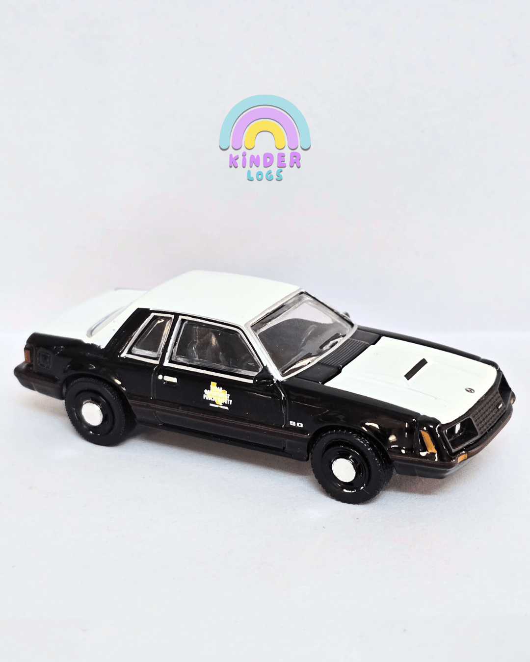 Greenlight 1982 Ford Mustang SSP - Texas Department Public Safety (Uncarded - New) - Kinder Logs