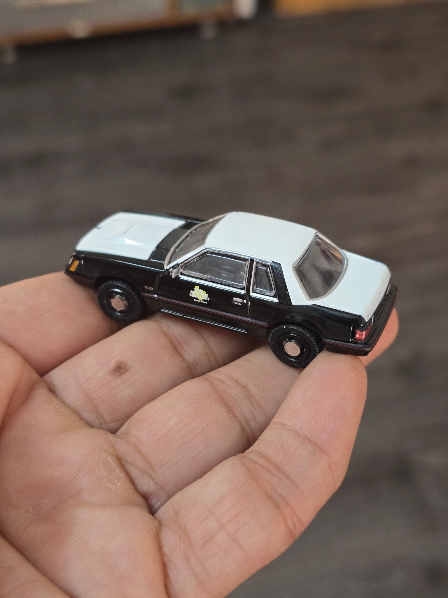 Greenlight 1982 Ford Mustang SSP - Texas Department Public Safety (Uncarded - New) - Kinder Logs