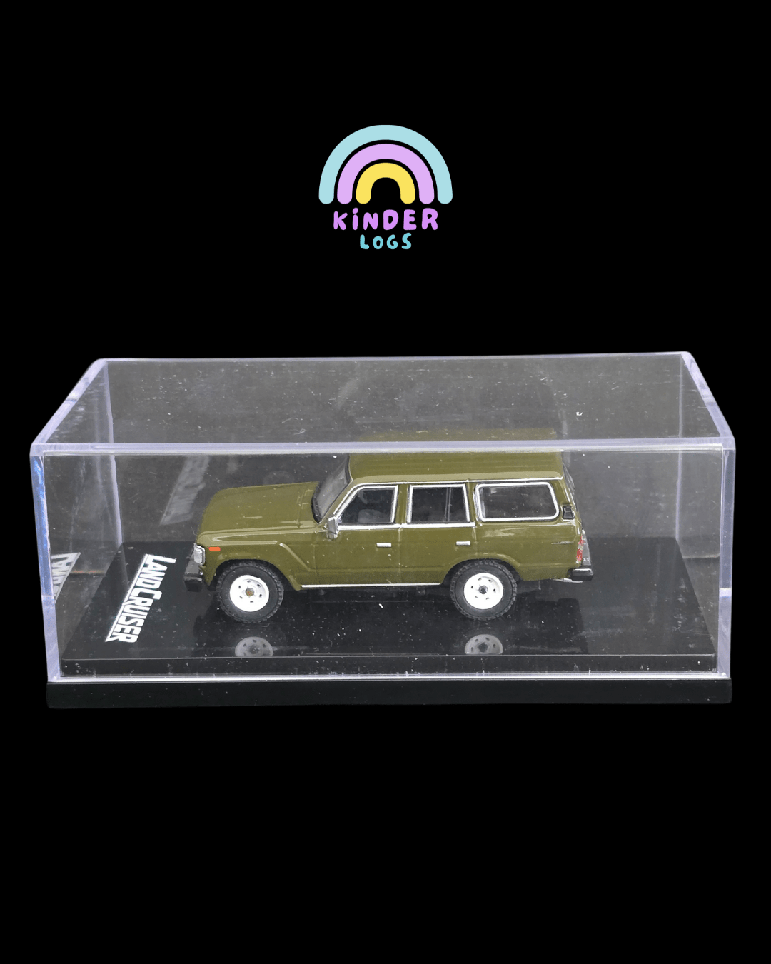 Hobby Japan 1988 Toyota Land Cruiser 60 GX - Olive Green - Kinder Logs