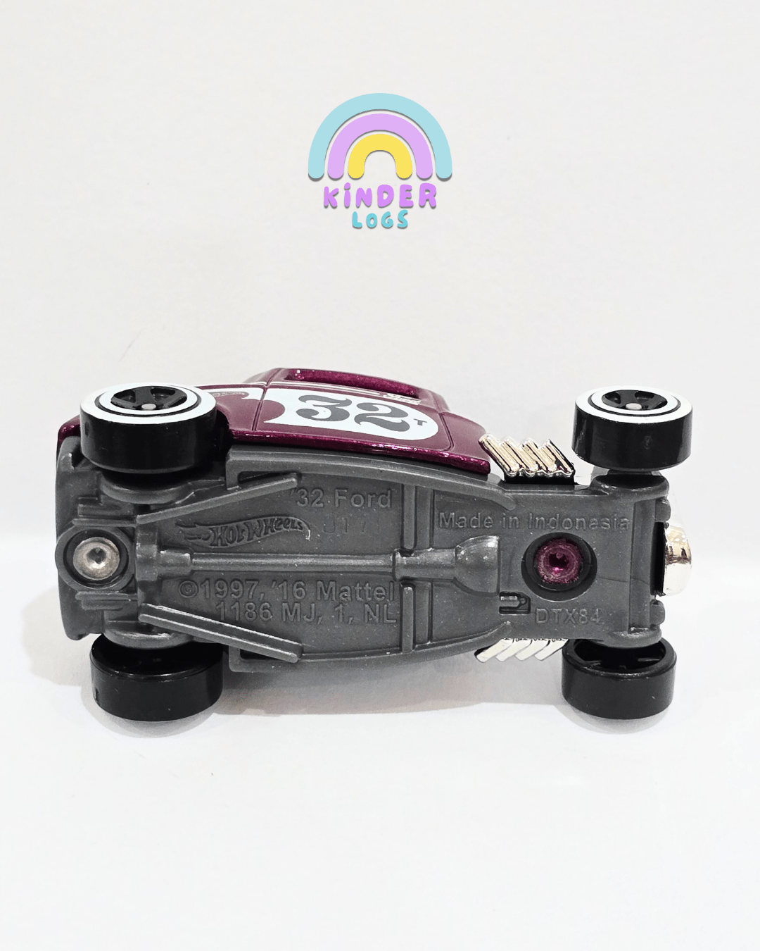 Hot Wheels 1932 Ford - Old Wine (Uncarded) - Kinder Logs