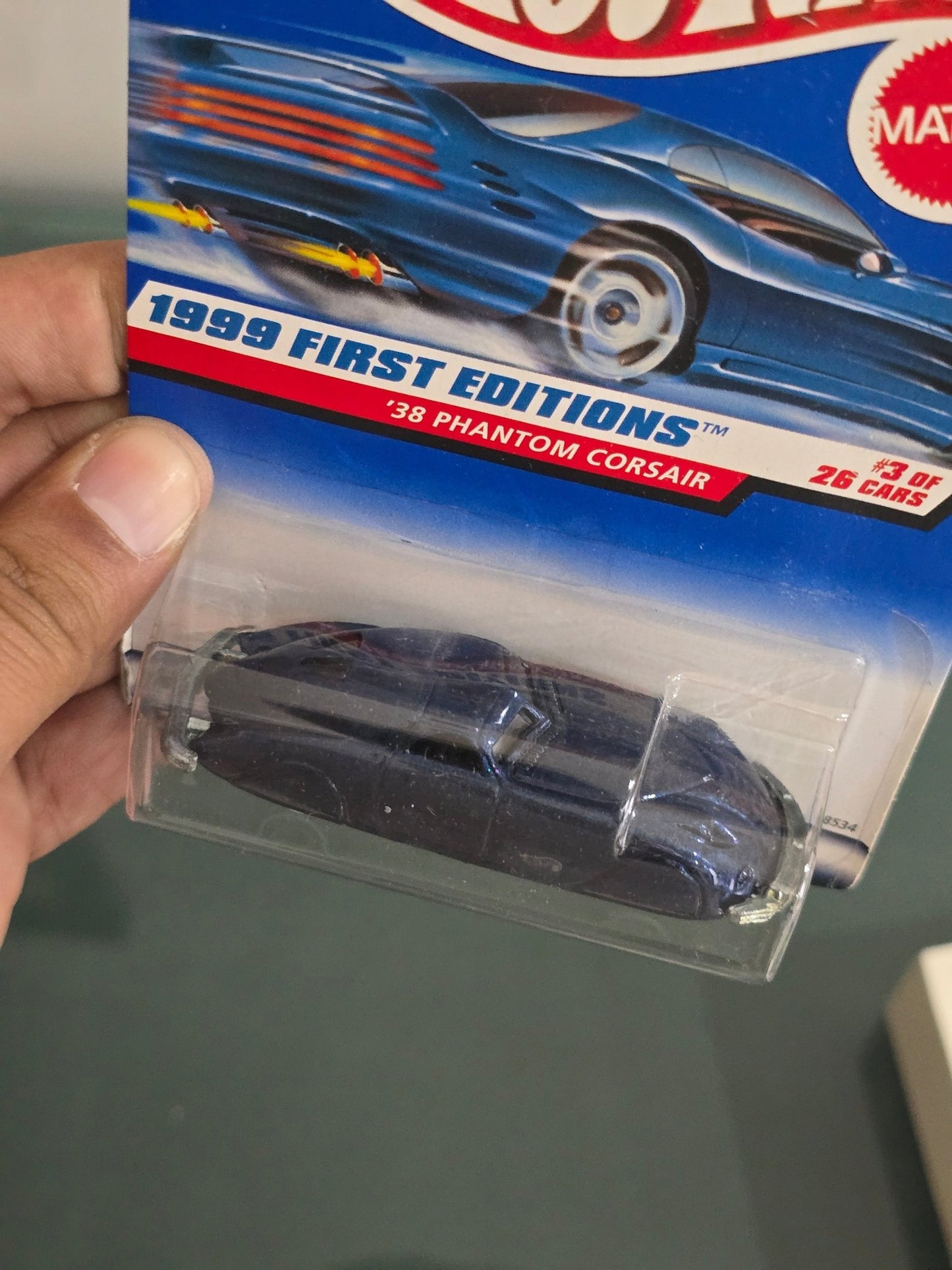 Hot Wheels 1938 Phantom Corsair - 1999 First Editions - Kinder Logs