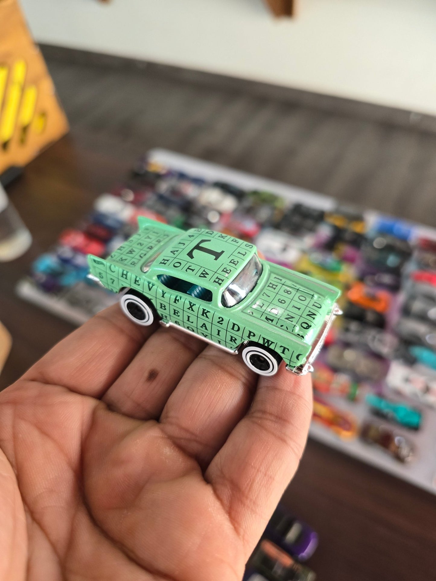 Hot Wheels 1957 Chevy - HW Art Cars (Uncarded) - Kinder Logs