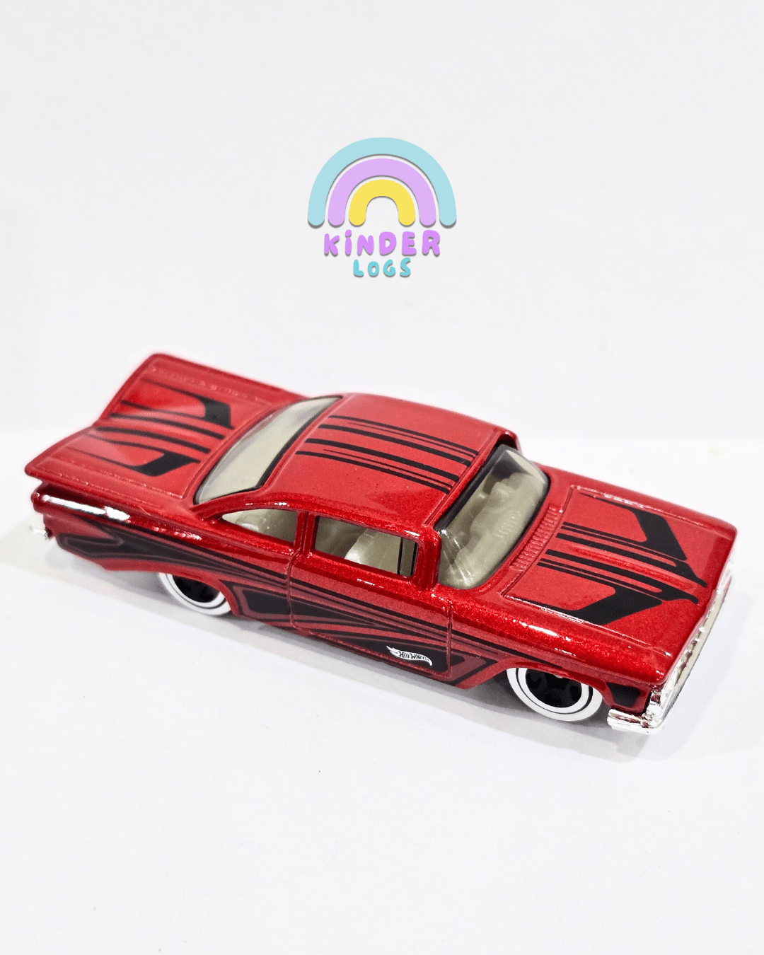 Hot Wheels 1959 Chevy Impala - Red (Uncarded - New) - Kinder Logs