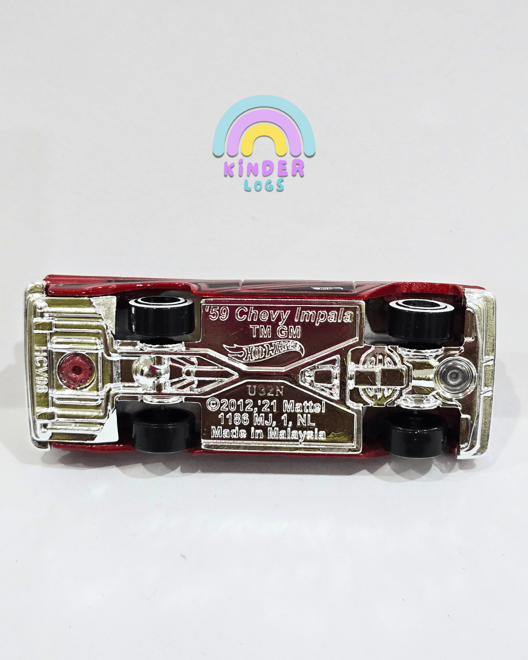 Hot Wheels 1959 Chevy Impala - Red (Uncarded - New) - Kinder Logs
