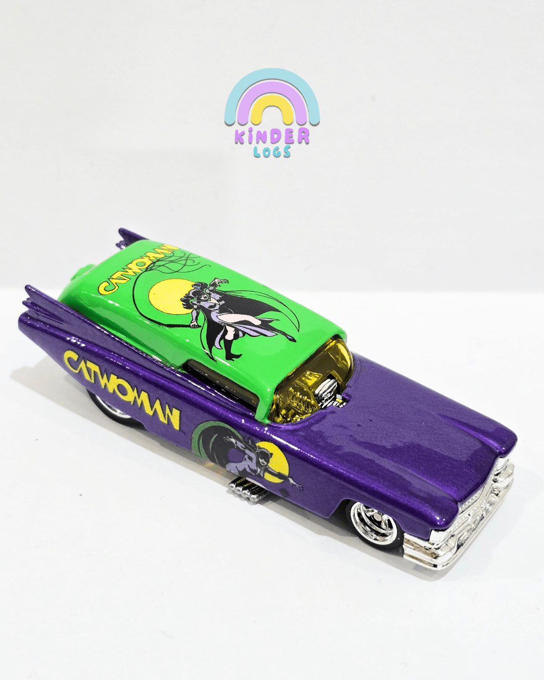 Hot Wheels 1959 Custom Cadillac Wagon 'Catwoman' (Uncarded) - Kinder Logs