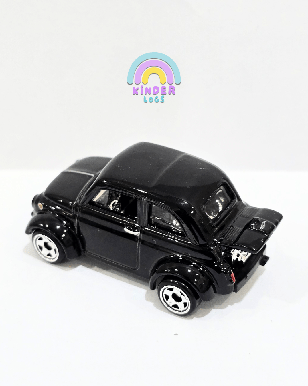 Hot Wheels 1960s Fiat 500 D Modificado - Black (Uncarded) - Kinder Logs