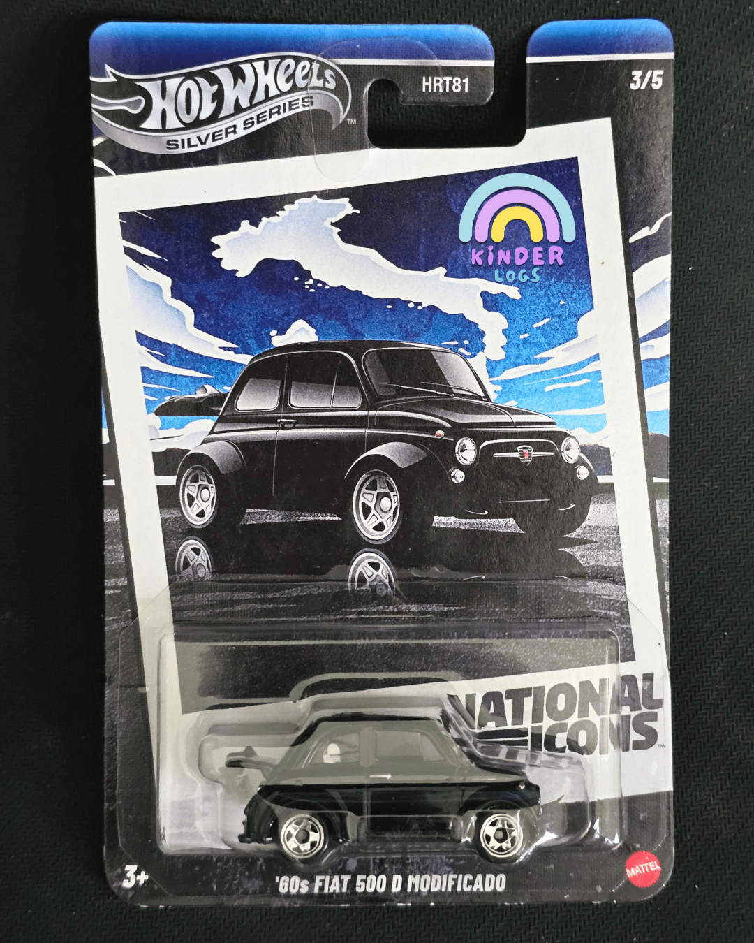 Hot Wheels 1960s Fiat 500 D Modificado - National Icons (Imported) - Kinder Logs
