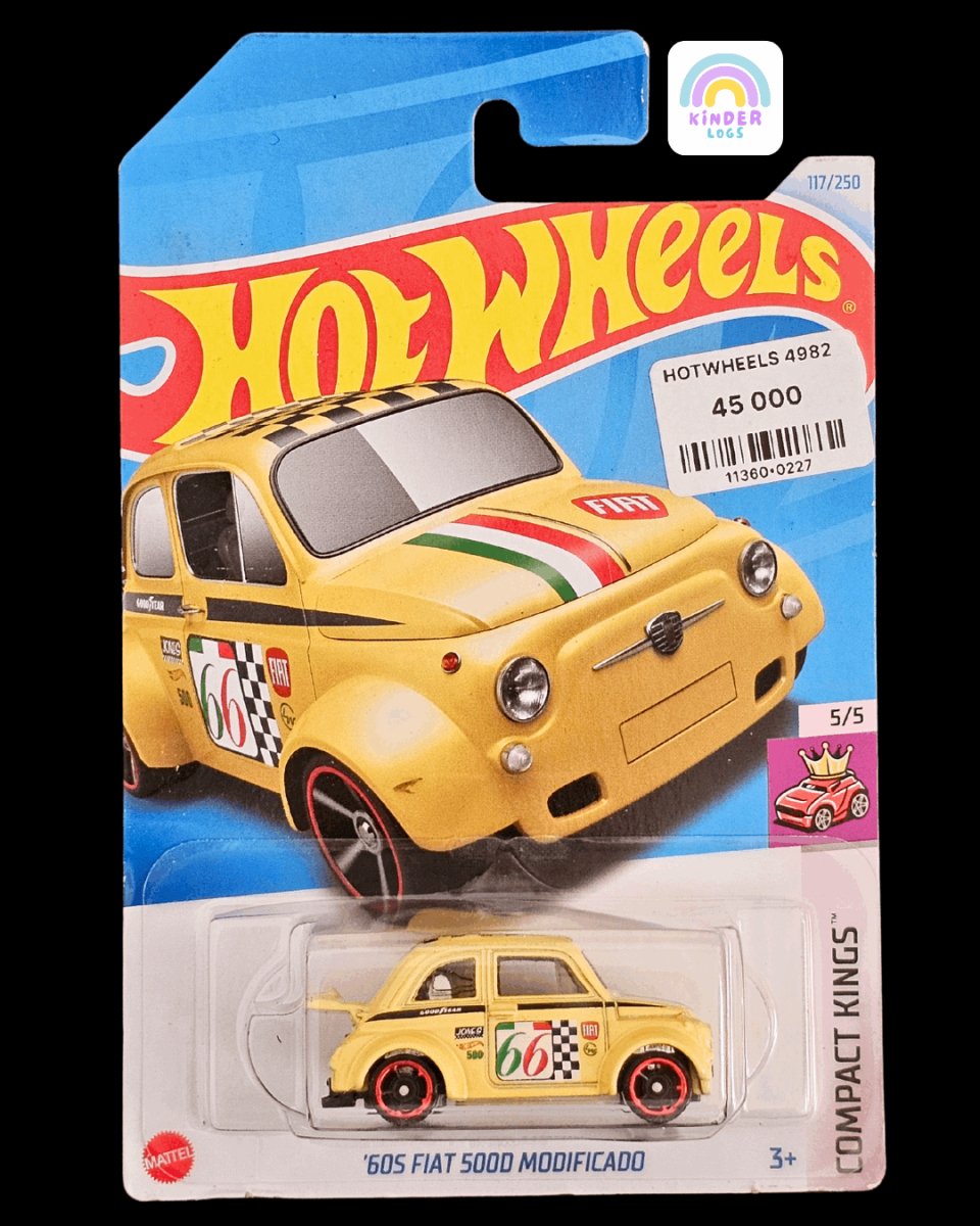 Hot Wheels 1960s Fiat 500D Modificado - Kinder Logs