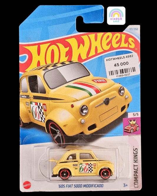 Hot Wheels 1960s Fiat 500D Modificado - Kinder Logs