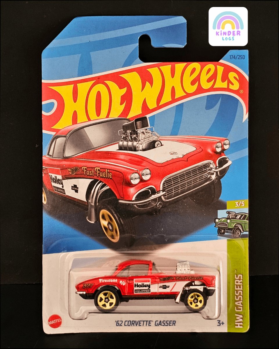 Hot Wheels 1962 Chevrolet Corvette Gasser - Kinder Logs