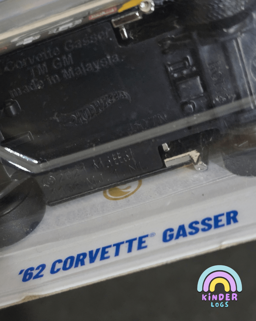Hot Wheels 1962 Corvette Gasser Super Treasure Hunt (STH) - Kinder Logs