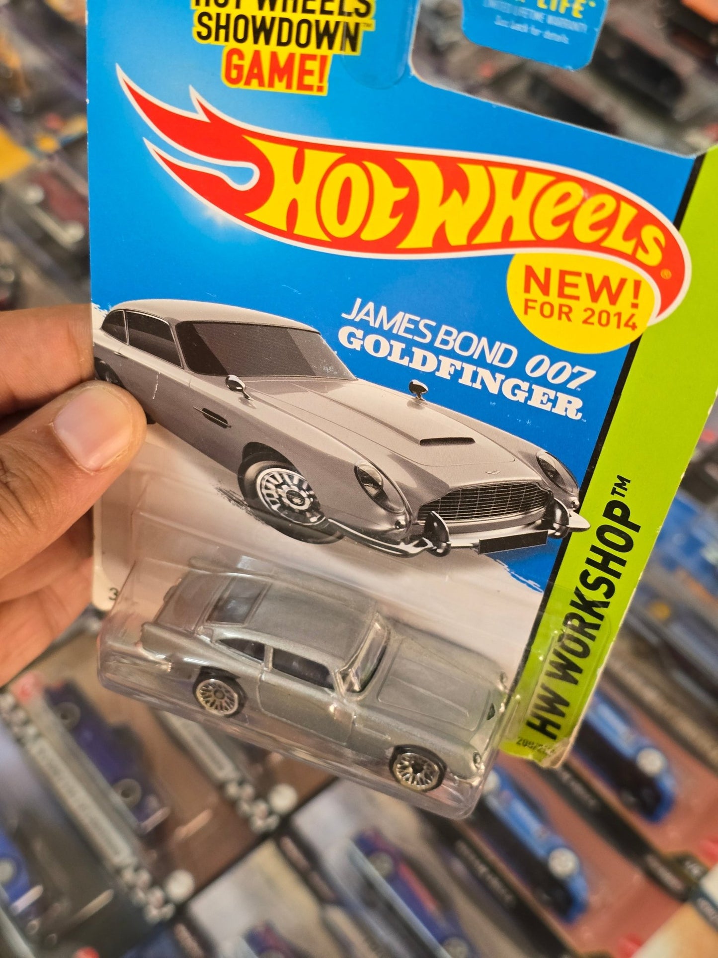 Hot Wheels 1963 Aston Martin DB5 - James Bond 007 Goldfinger - Kinder Logs