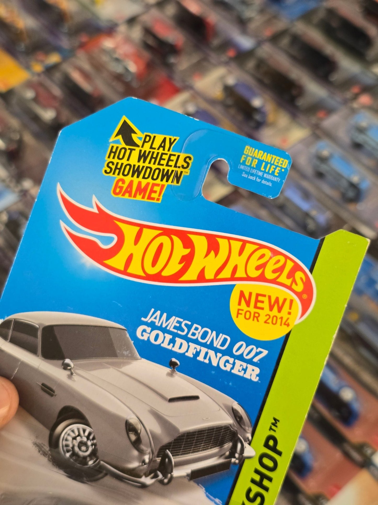 Hot Wheels 1963 Aston Martin DB5 - James Bond 007 Goldfinger - Kinder Logs