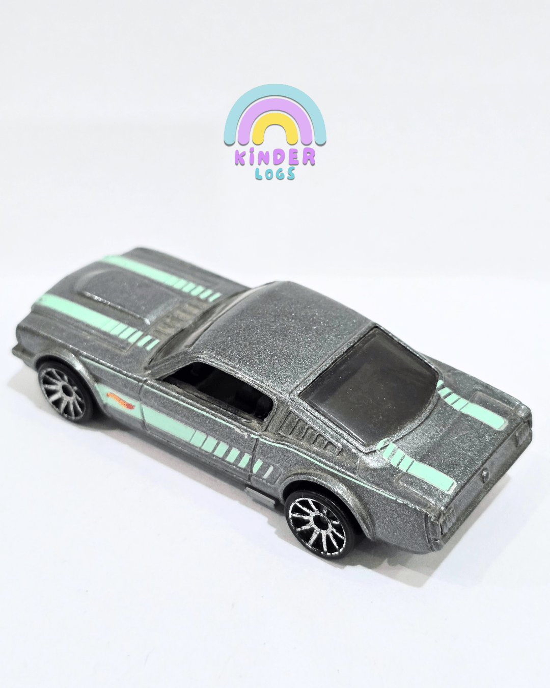 Hot Wheels 1965 Ford Mustang Fastback - Rare Find - Grey (Used Car) - Kinder Logs