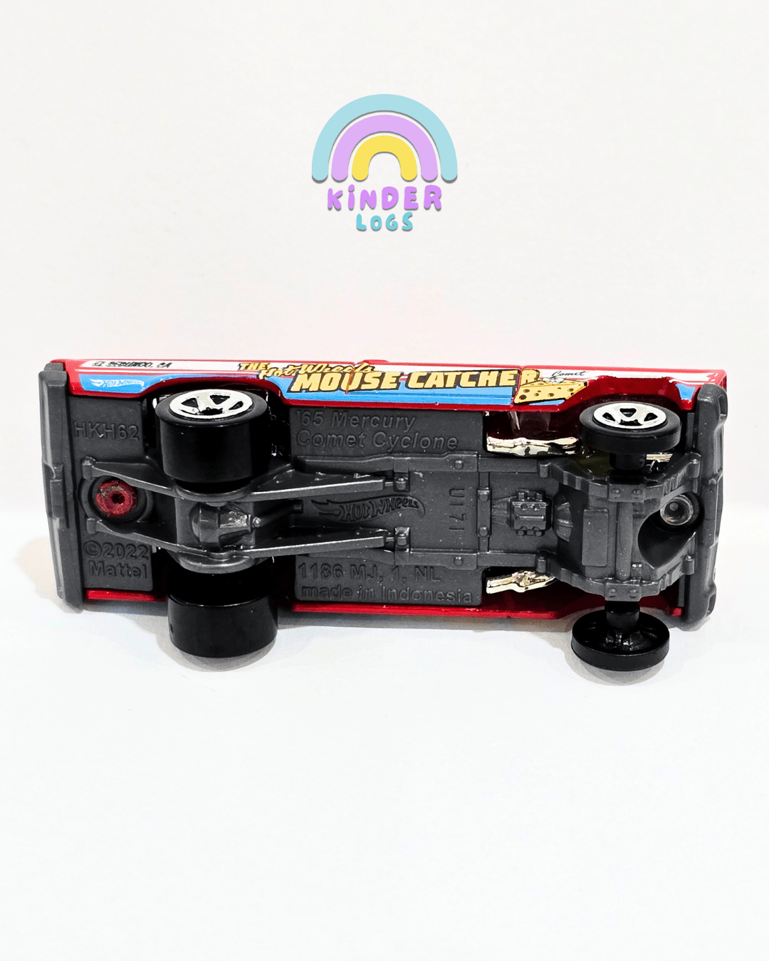 Hot Wheels 1965 Mercury Comet Cyclone - Red (Uncarded) - Kinder Logs