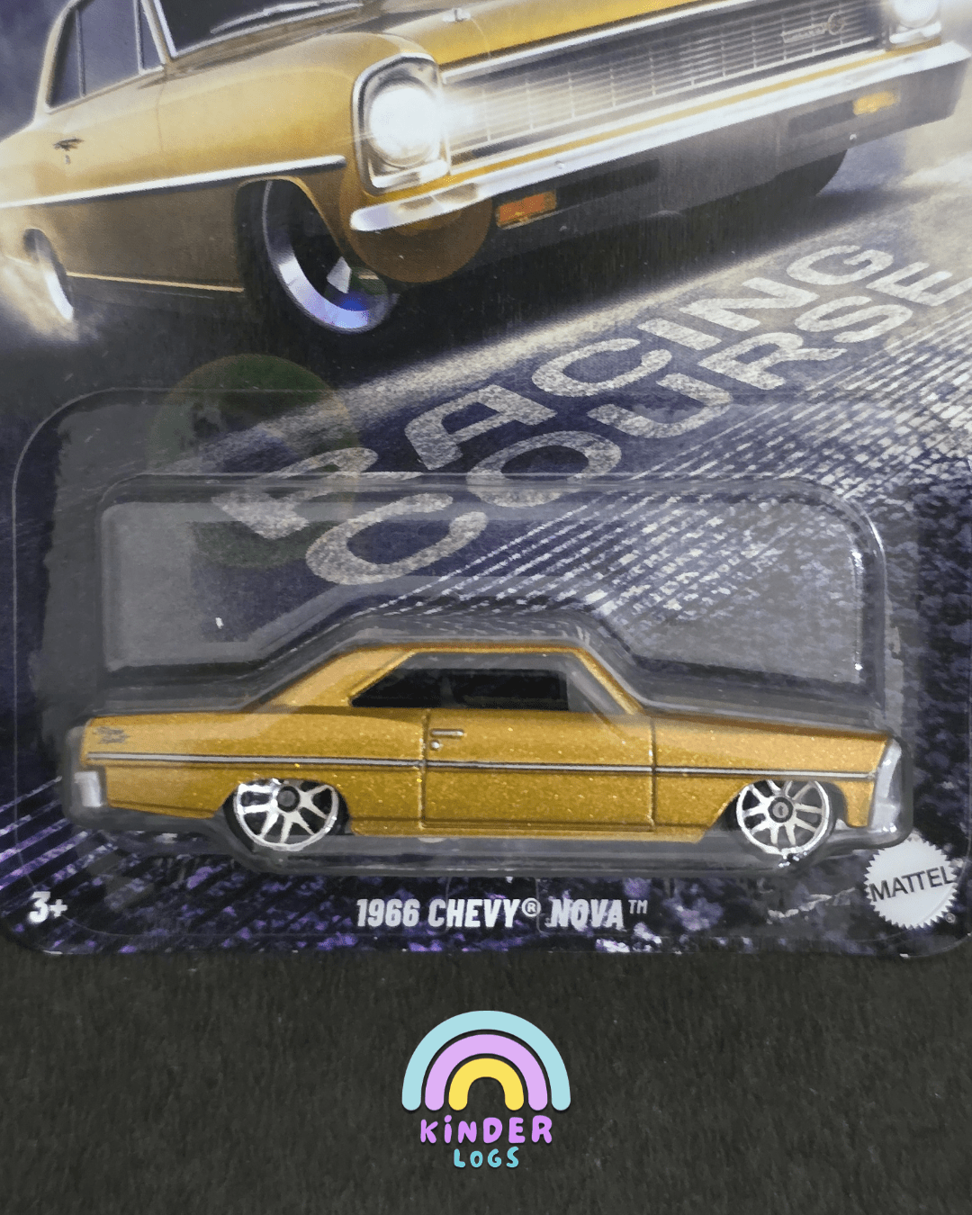 Hot Wheels 1966 Chevy Nova - Fast & Furious Racing Course (Imported) - Kinder Logs