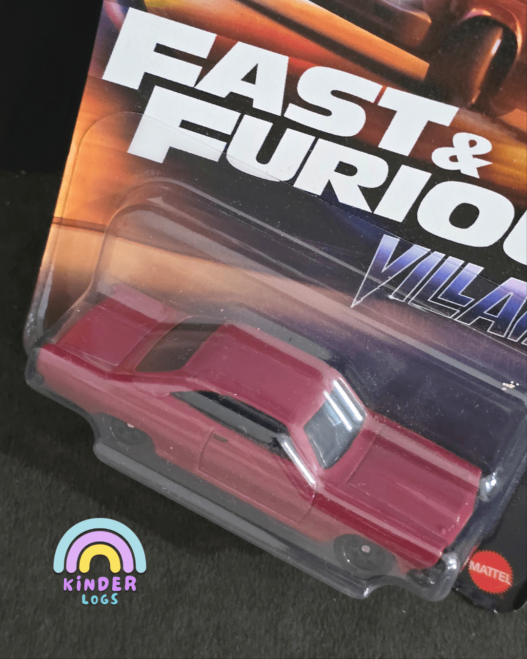 Hot Wheels 1966 Ford 427 Fairlane - Fast & Furious Villains - Kinder Logs