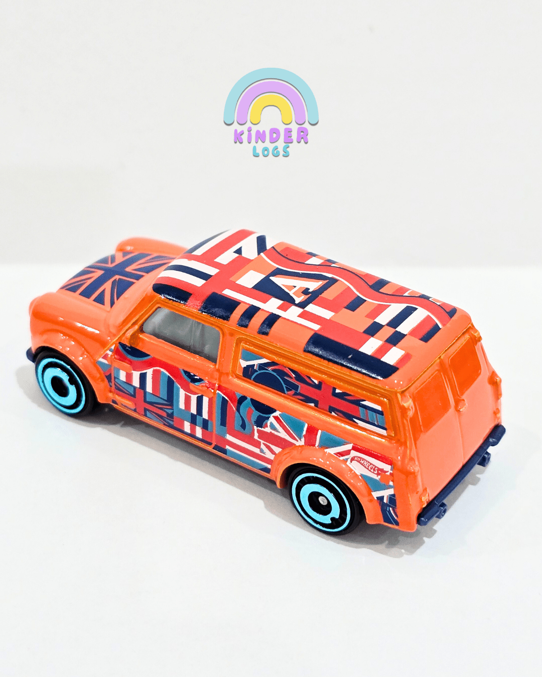 Hot Wheels 1967 Austin Mini Van - Orange (Uncarded) - Kinder Logs
